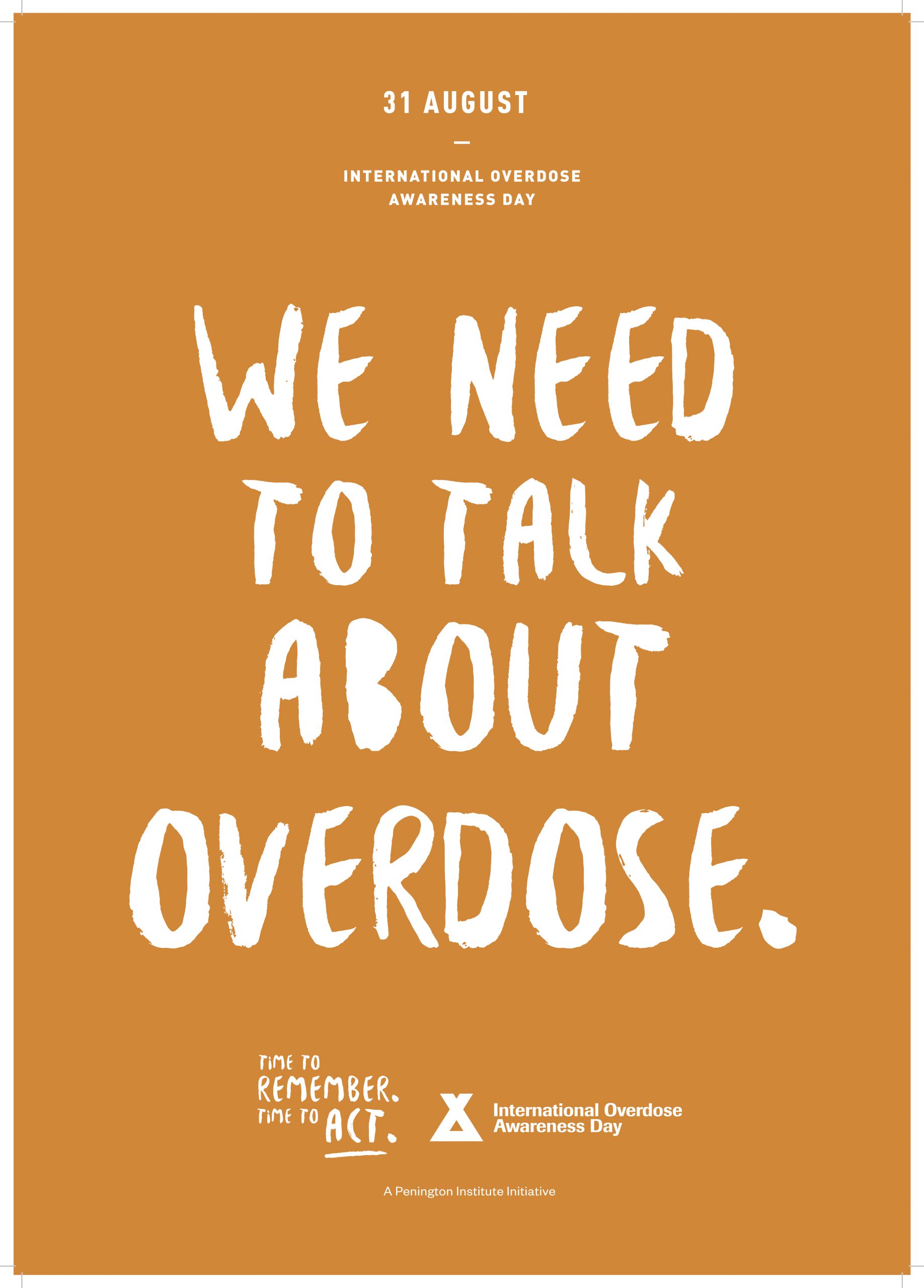 International Overdose Awareness Day: 31 August